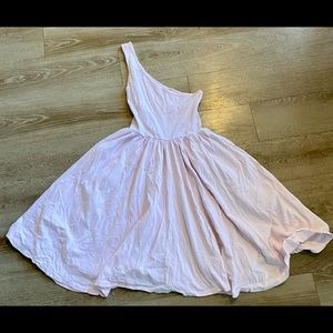 Light pink knee length sundress